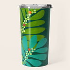 Mistletoe Greenery Illustration Travel Mug Gallery Image 2