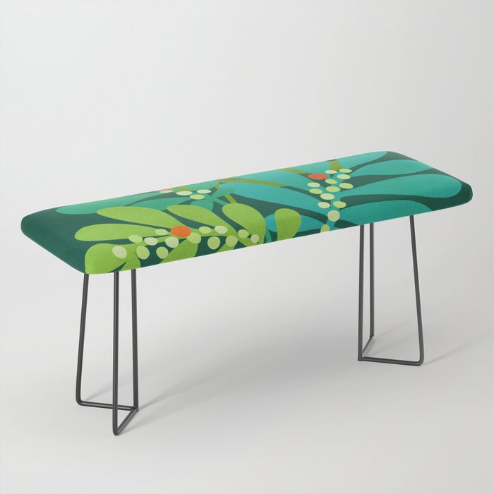 Mistletoe Greenery Illustration Bench Gallery Image 1