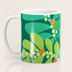 Mistletoe Greenery Illustration Coffee Mug Gallery Image 3