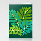 Mistletoe Greenery Illustration Stationery Card Gallery Image 2