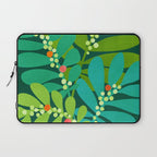 Mistletoe Greenery Illustration Laptop Sleeve Gallery Image 1