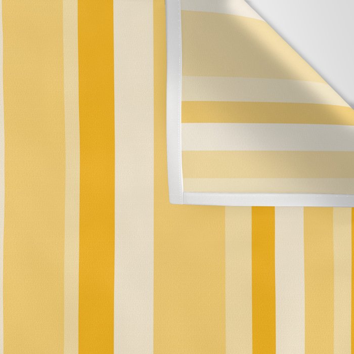 Classic Stripes XXII - Golden Sunshine Yellow Wall Tapestry Gallery Image 3