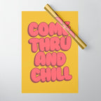 Come Thru And Chill Wrapping Paper Gallery Image 1