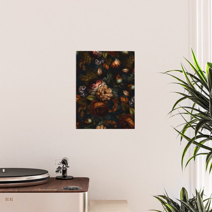 Dark Moody Baroque Midnight Garden Poster Gallery Image 2