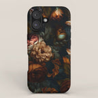 Dark Moody Baroque Midnight Garden iPhone Case Gallery Image 1