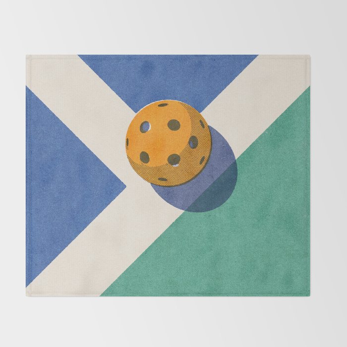 BALLS / Pickleball I Throw Blanket Gallery Image 2