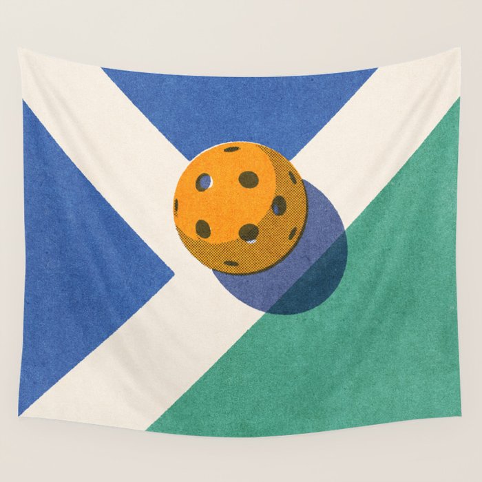 BALLS / Pickleball I Wall Tapestry Gallery Image 1