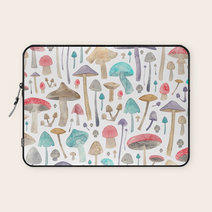 Toadstools and Mushrooms Laptop Sleeve Gallery Image 1