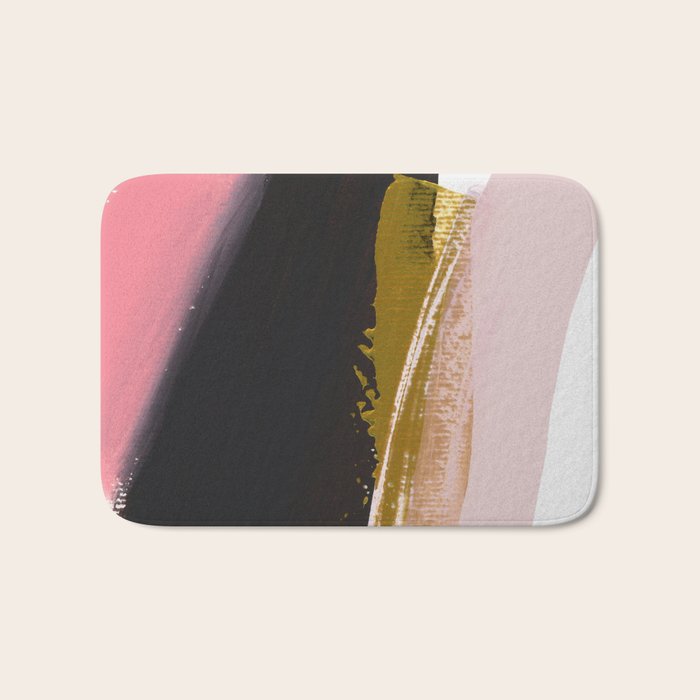 brush strokes 17 Bath Mat Gallery Image 1