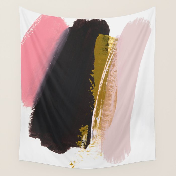 brush strokes 17 Wall Tapestry Gallery Image 1