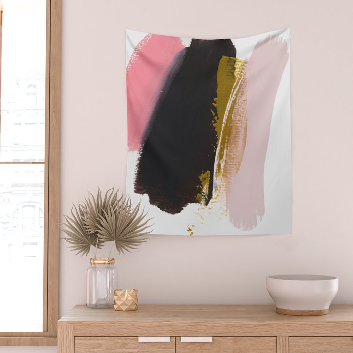 brush strokes 17 Wall Tapestry Gallery Image 2