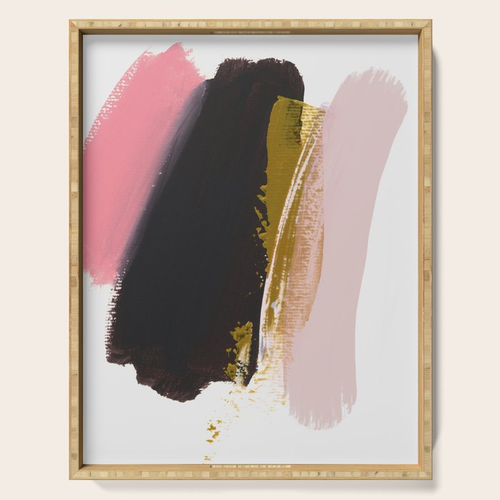 brush strokes 17 Serving Tray Gallery Image 1