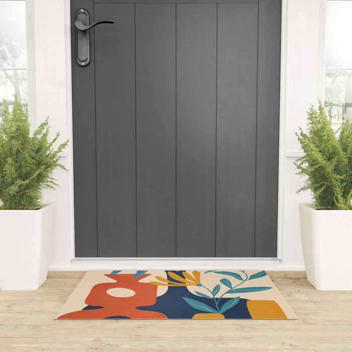 Shapes in Bloom 4 Welcome Mat Gallery Image 3