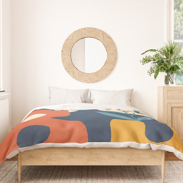 Shapes in Bloom 4 Duvet Cover Gallery Image 3