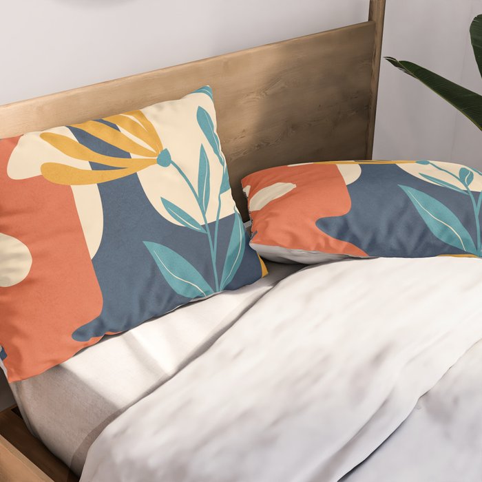 Shapes in Bloom 4 Pillow Sham Gallery Image 2