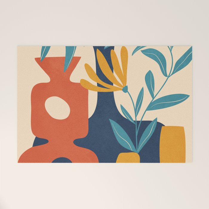 Shapes in Bloom 4 Welcome Mat Gallery Image 1