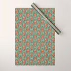 Floral Dragon Chinoiserie  Wrapping Paper Gallery Image 1