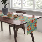 Floral Dragon Chinoiserie  Table Runner Gallery Image 2