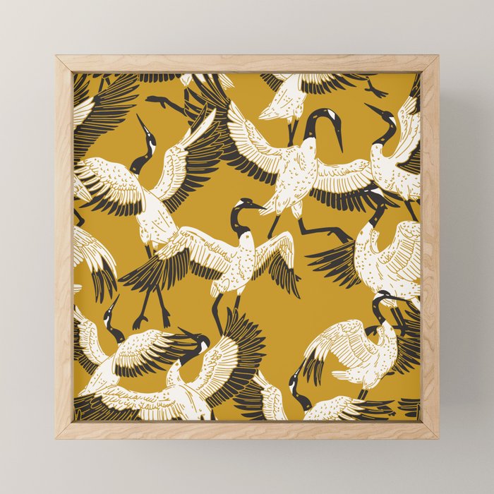 The ritual of the crane dance Mini Art Print Gallery Image 1