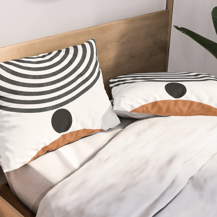 Abtract Modern Pillow Sham Gallery Image 2