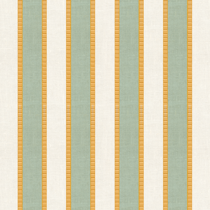 Vintage Cabana Stripe Sage Mint Green And Gold Retro Boho Coastal Beach Vibe Coffee Mug Gallery Image 2