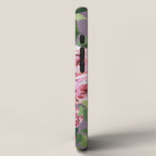 Happy peony lilac background iPhone Case Gallery Image 2