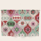 Festive Baubles Pattern Wall Hanging Gallery Image 1