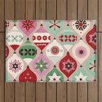 Festive Baubles Pattern Outdoor Rug Gallery Image 1