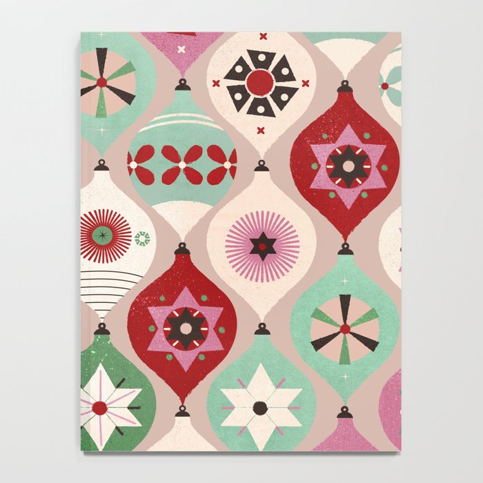 Festive Baubles Pattern Notebook Gallery Image 4