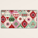 Festive Baubles Pattern Desk Mat Gallery Image 3