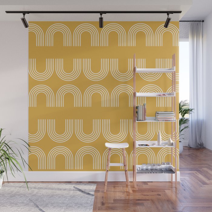 Rainbow balance - yellow Wall Mural Gallery Image 1