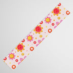 Smiling Flower Faces  Table Runner Gallery Image 3