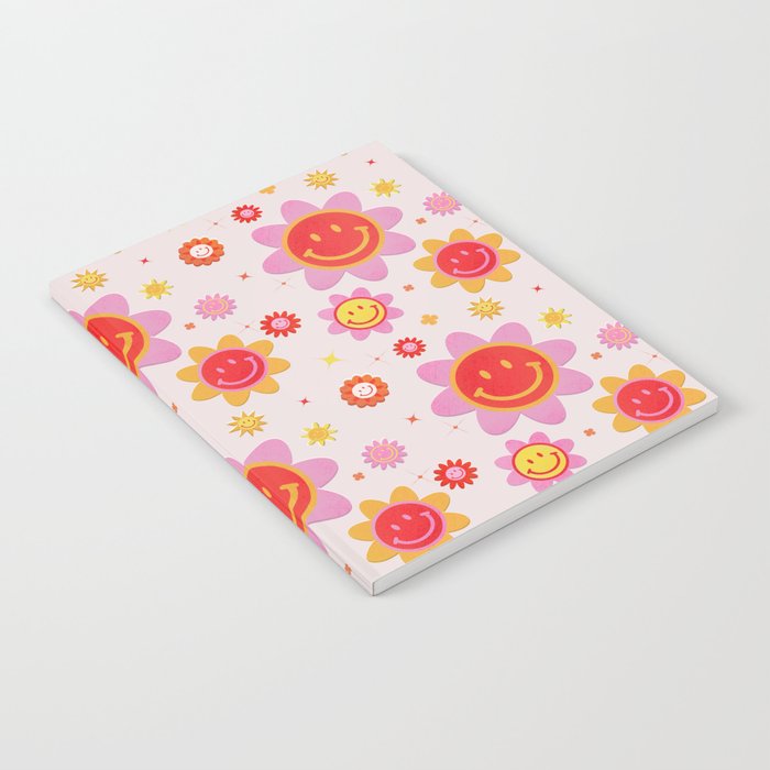 Smiling Flower Faces  Notebook Gallery Image 2