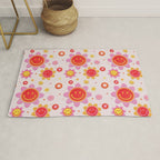 Smiling Flower Faces  Rug Gallery Image 1