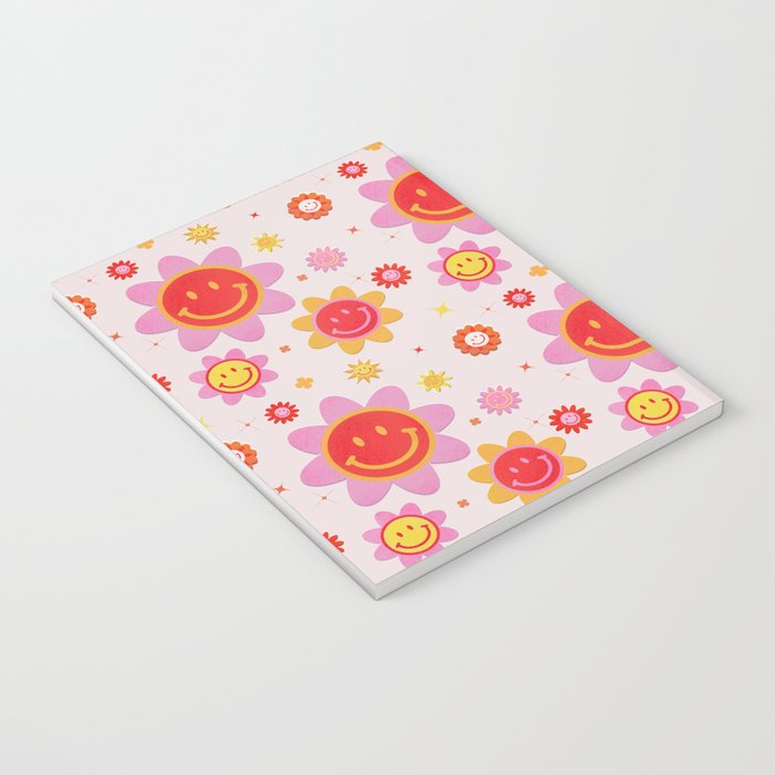 Smiling Flower Faces  Notebook Gallery Image 3