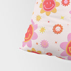 Smiling Flower Faces  Pillow Sham Gallery Image 4