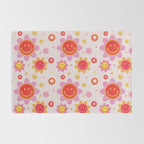 Smiling Flower Faces  Rug Gallery Image 2