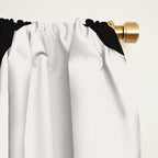 Circular Collage - Black and White Window Curtain Gallery Image 2