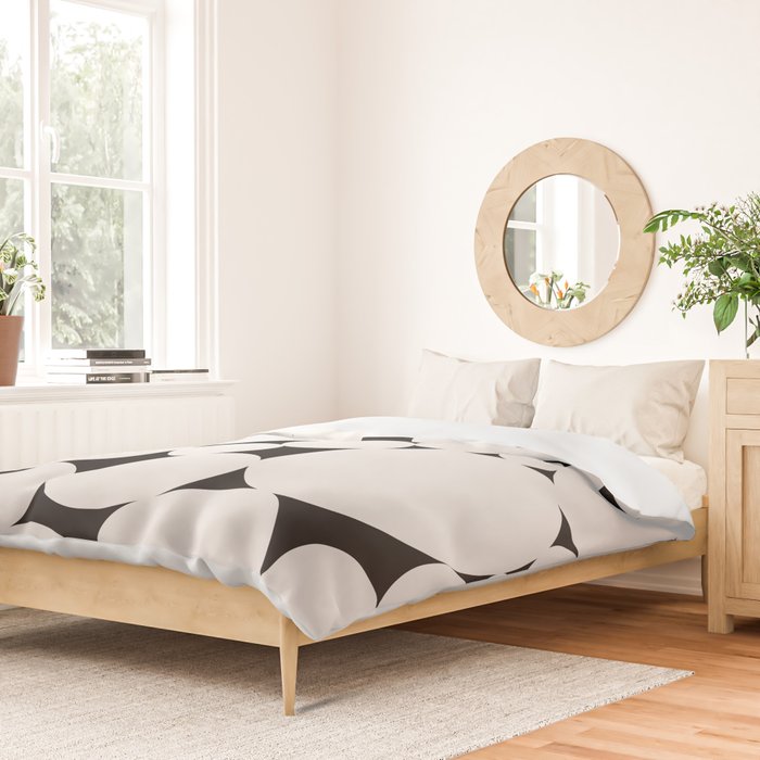Circular Collage - Black and White Duvet Cover Gallery Image 2
