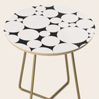Circular Collage - Black and White Side Table Gallery Image 2
