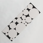 Circular Collage - Black and White Yoga Mat Gallery Image 1