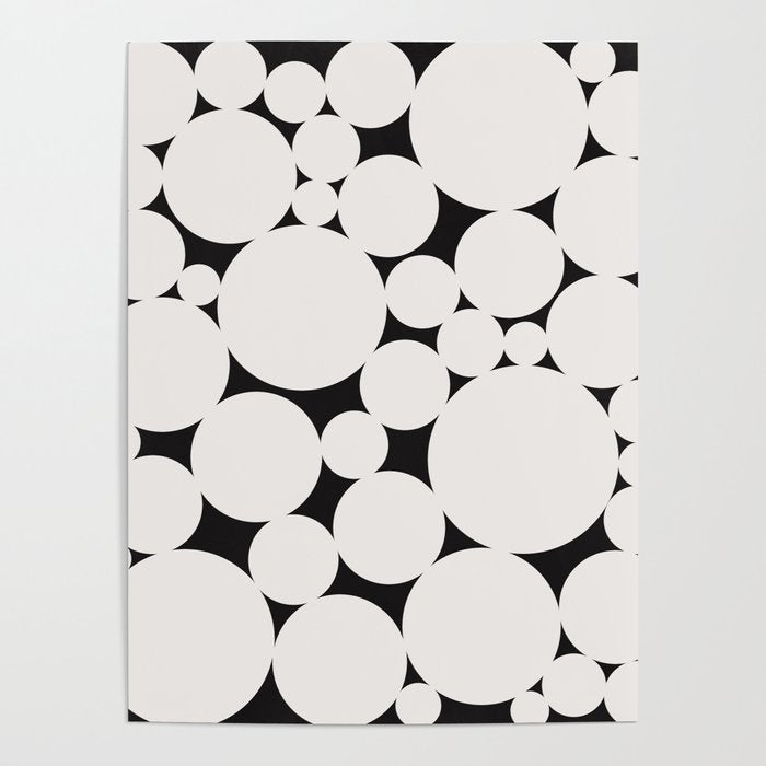 Circular Collage - Black and White Poster Gallery Image 1