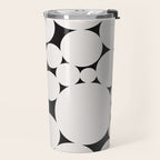 Circular Collage - Black and White Travel Mug Gallery Image 2