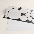 Circular Collage - Black and White Wrapping Paper Gallery Image 2