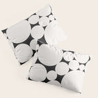 Circular Collage - Black and White Pillow Sham Gallery Image 3