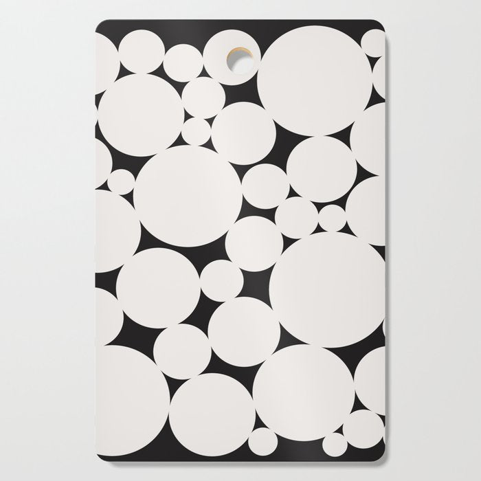Circular Collage - Black and White Cutting Board Gallery Image 1