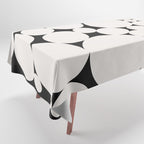Circular Collage - Black and White Tablecloth Gallery Image 1