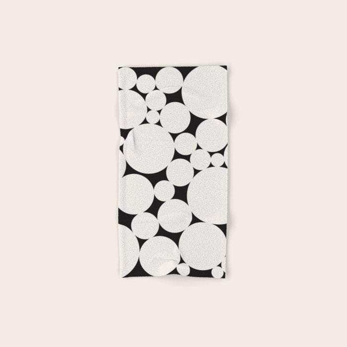 Circular Collage - Black and White Towels Gallery Image 1