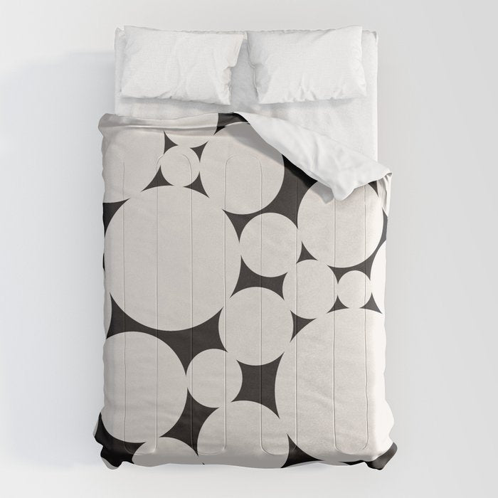 Circular Collage - Black and White Comforter Gallery Image 6