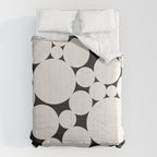 Circular Collage - Black and White Comforter Gallery Image 6